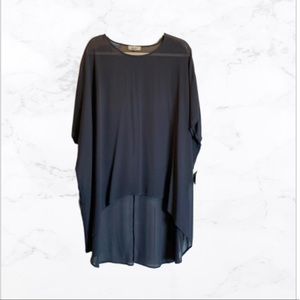 meraki sheer hi-lo tunic